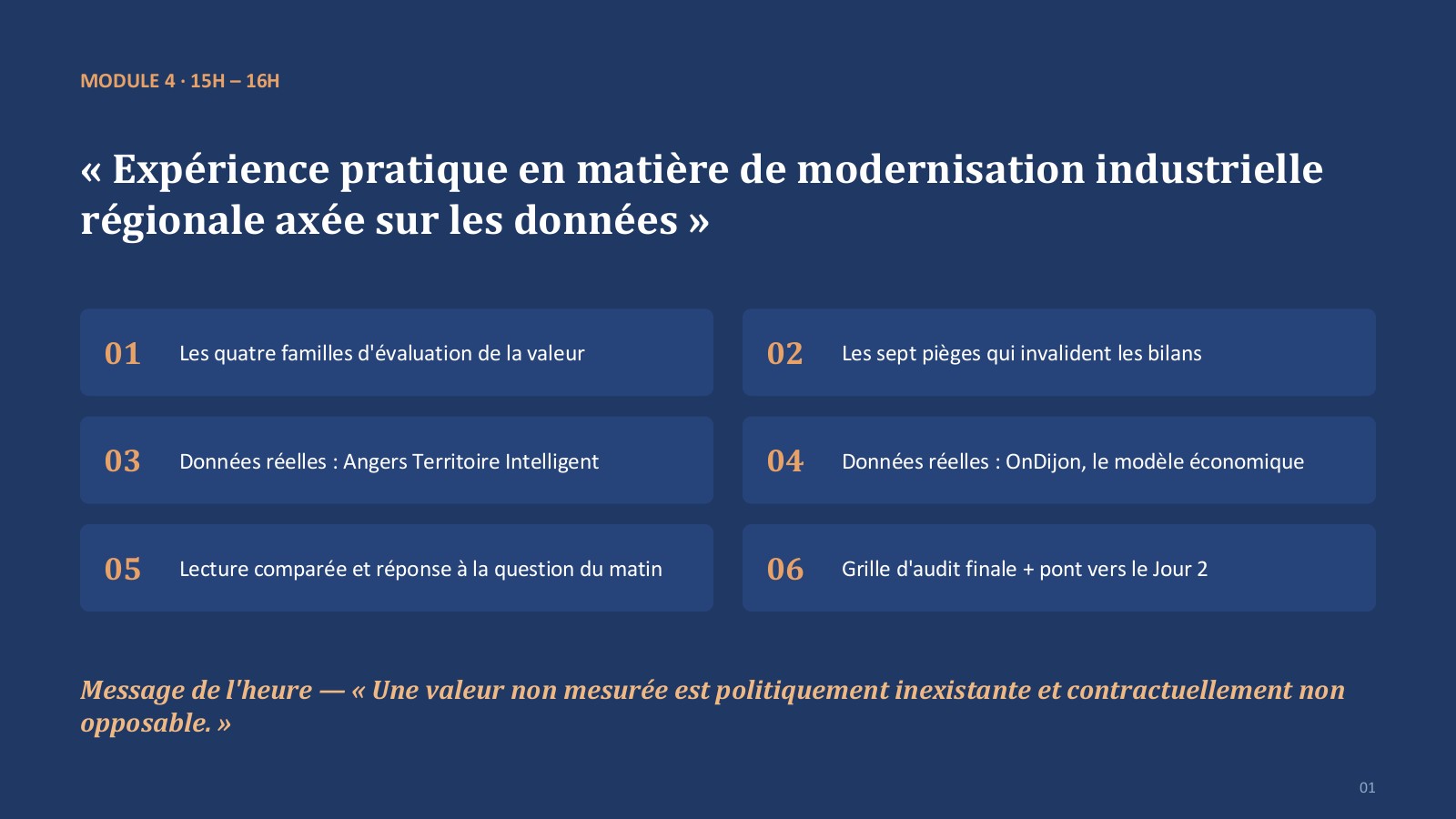 Modernisation industrielle par les données : mesurer la valeur sans se tromper de famille