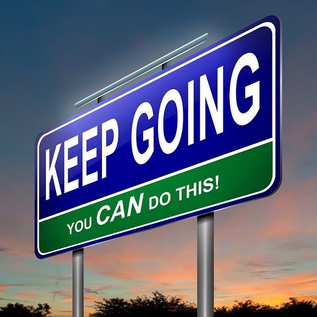 Keep going