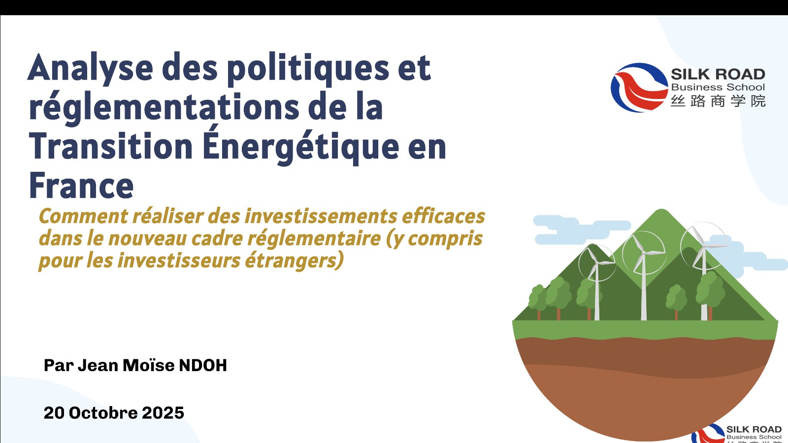 Politiques et réglementations de la transition énergétique en France : la grille de lecture de l'investisseur
